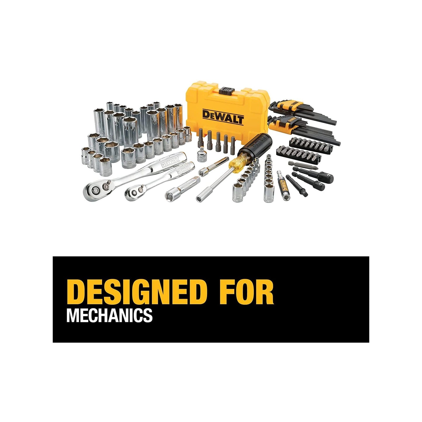 DEWALT 108-Piece Mechanics Tool and Socket Set