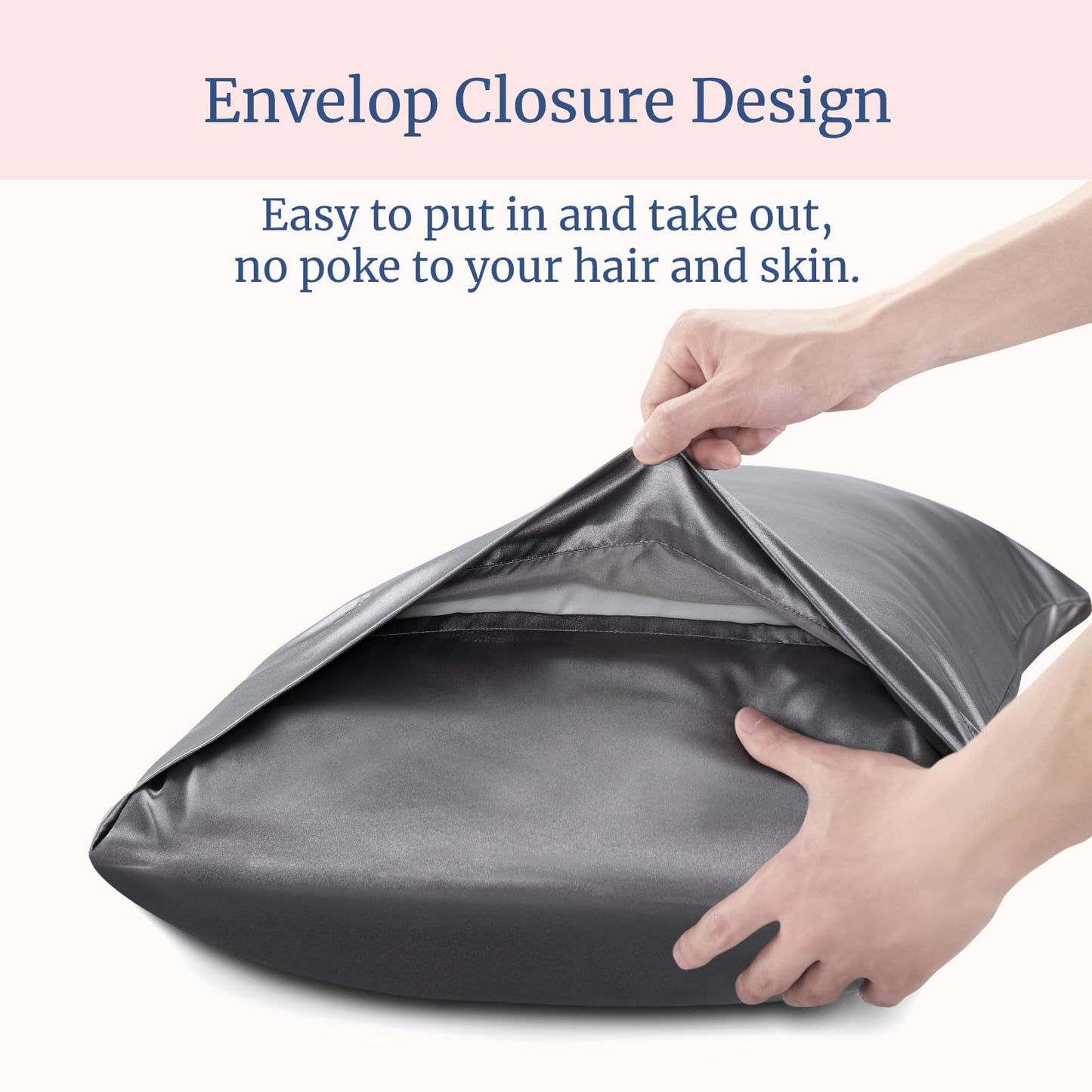 Satin Pillowcase Set for Hair and Skin