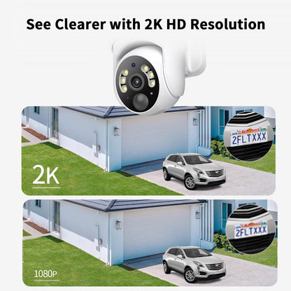 SEHMUA 2-Pack 2K Wireless Outdoor Cameras