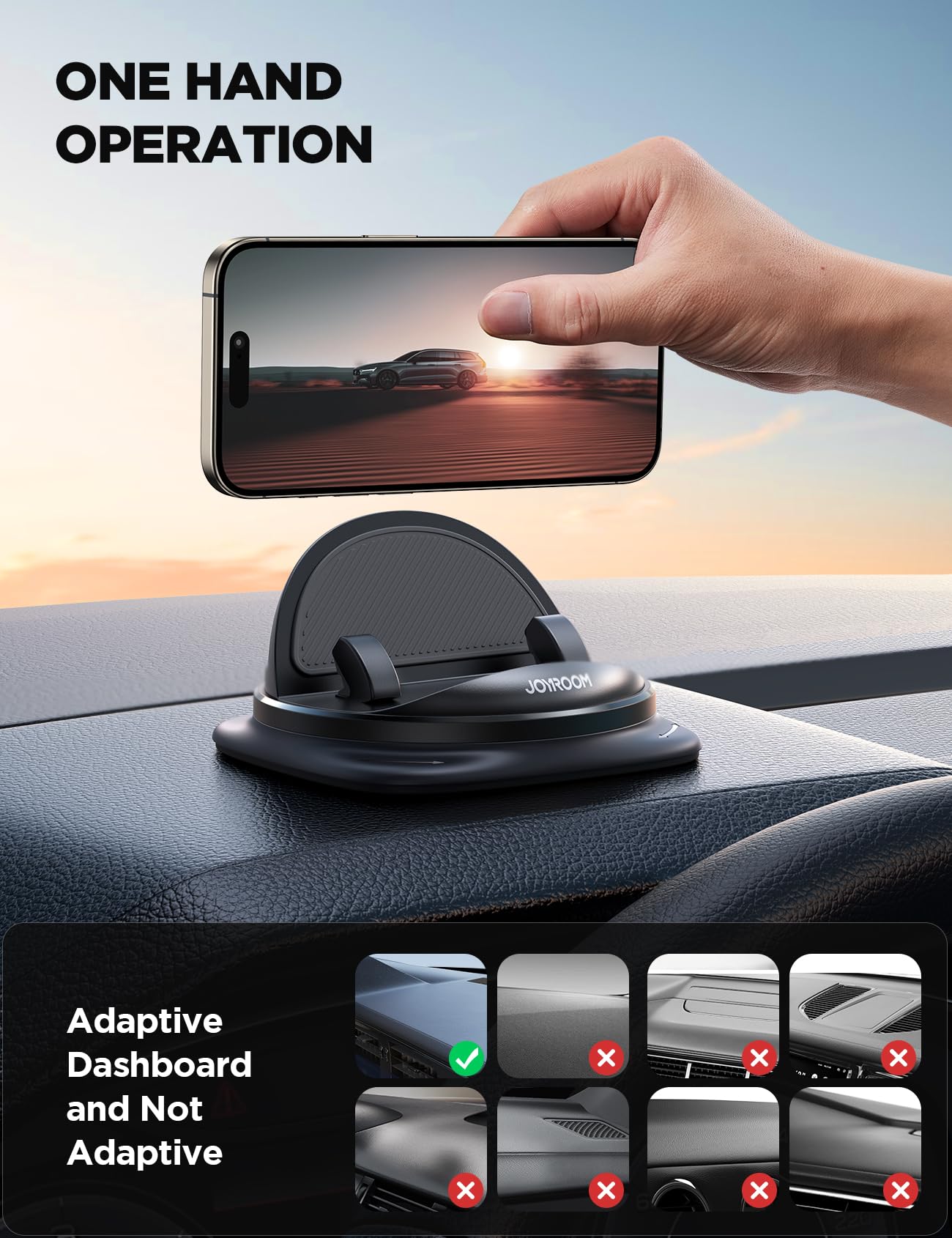 JOYROOM 360° Rotatable Car Phone Holder Mount