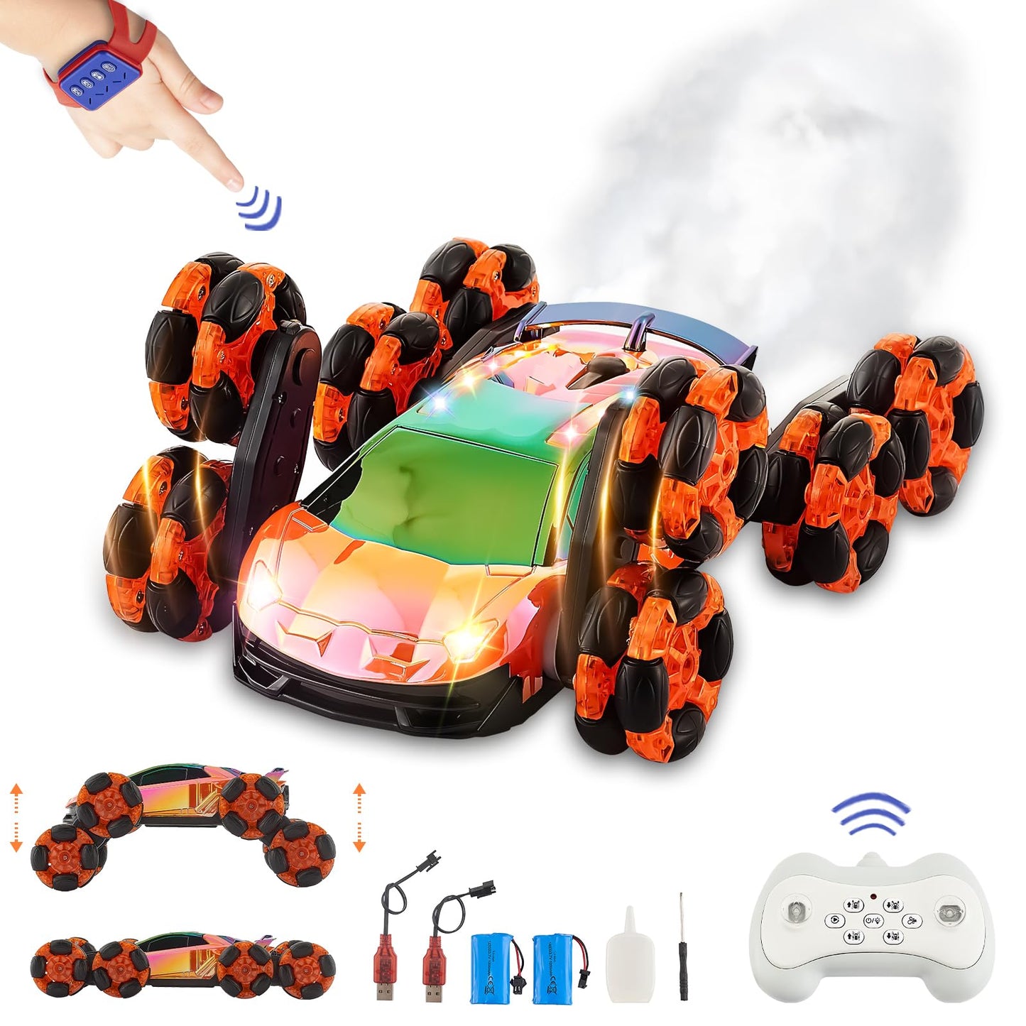 8-Wheel Stunt RC Drift Car with Gesture Control