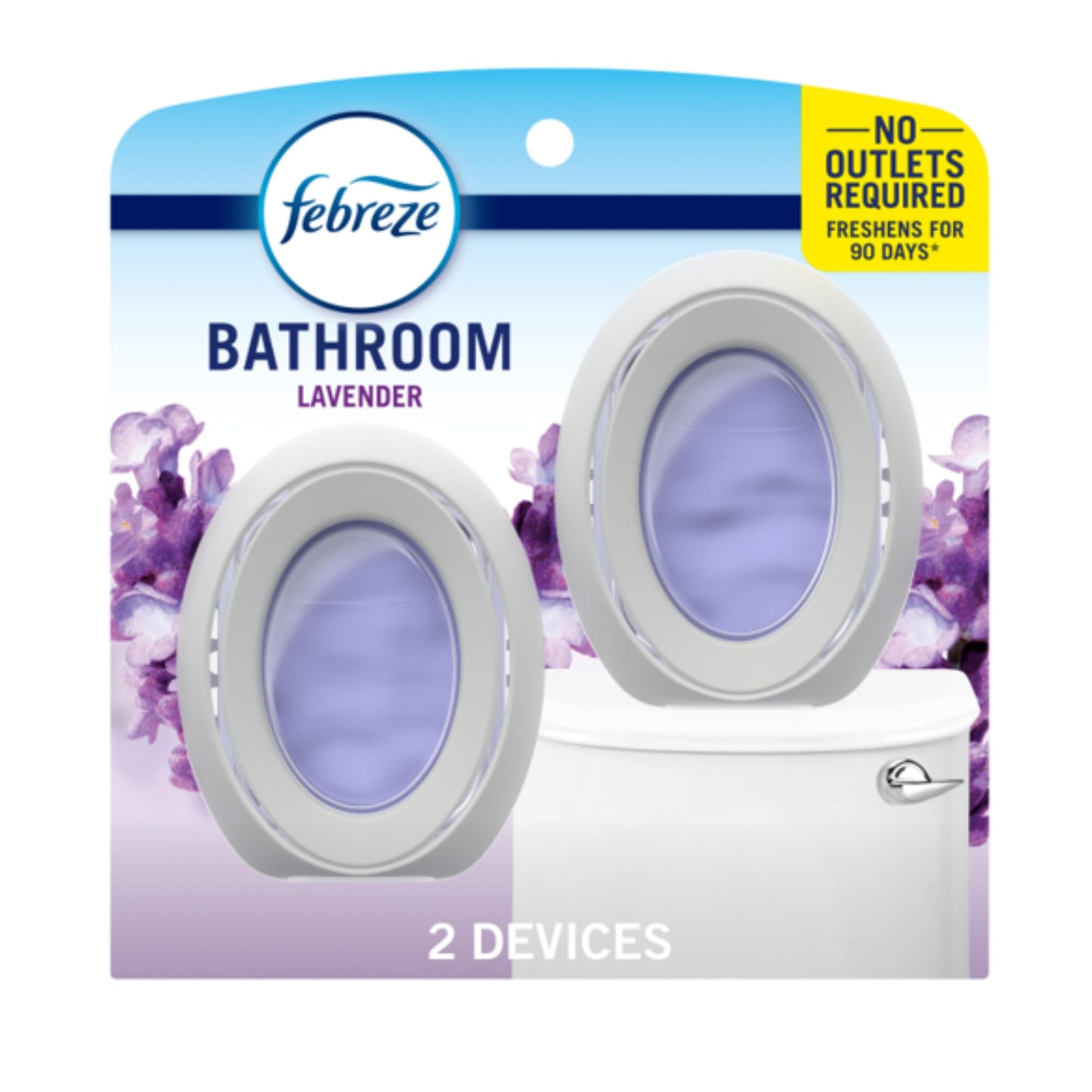 Febreze Small Spaces Air Freshener, 2 Count