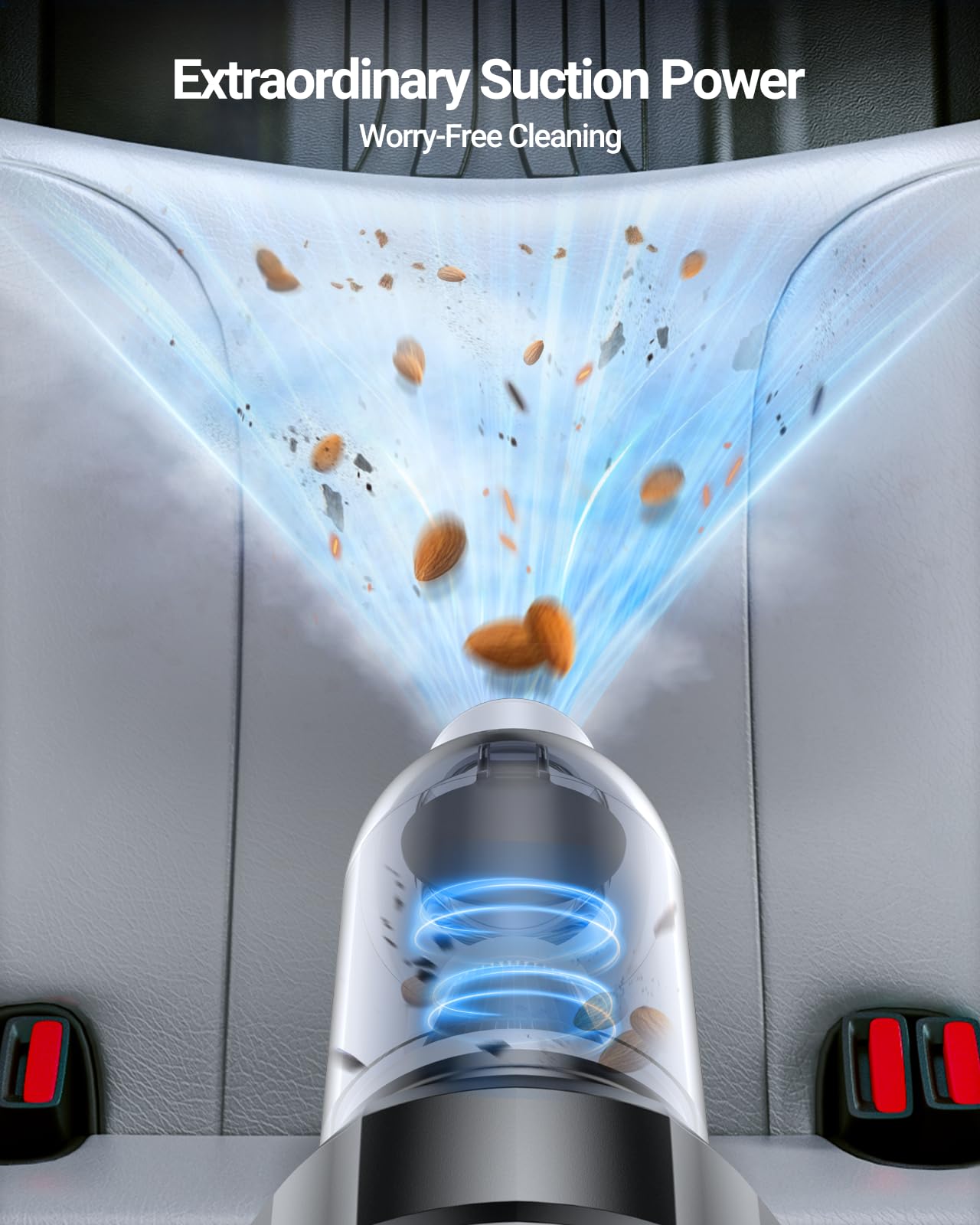 SEALIGHT Cordless Car Vacuum with Dual Batteries