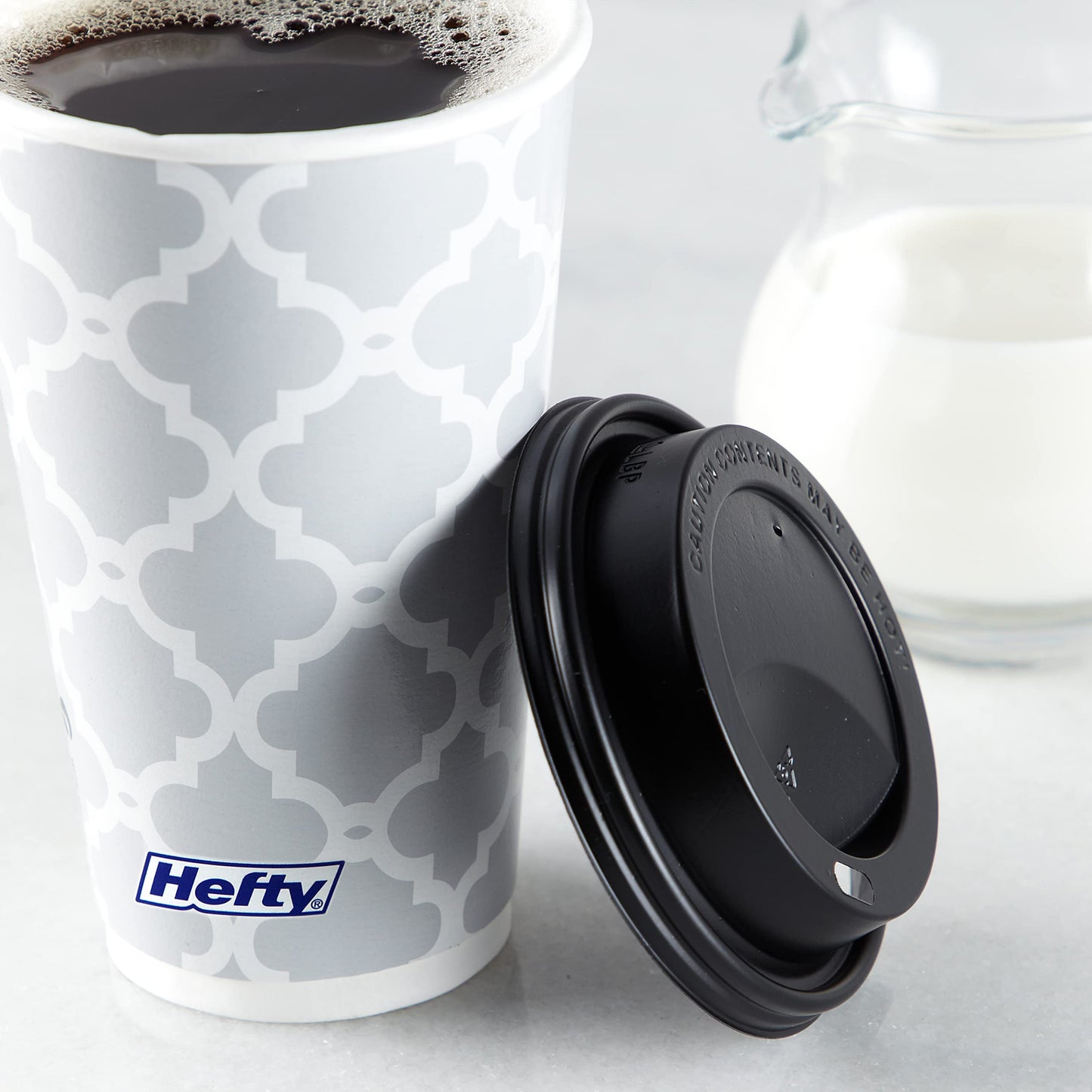 Hefty 16oz Disposable Coffee Cups with Lids