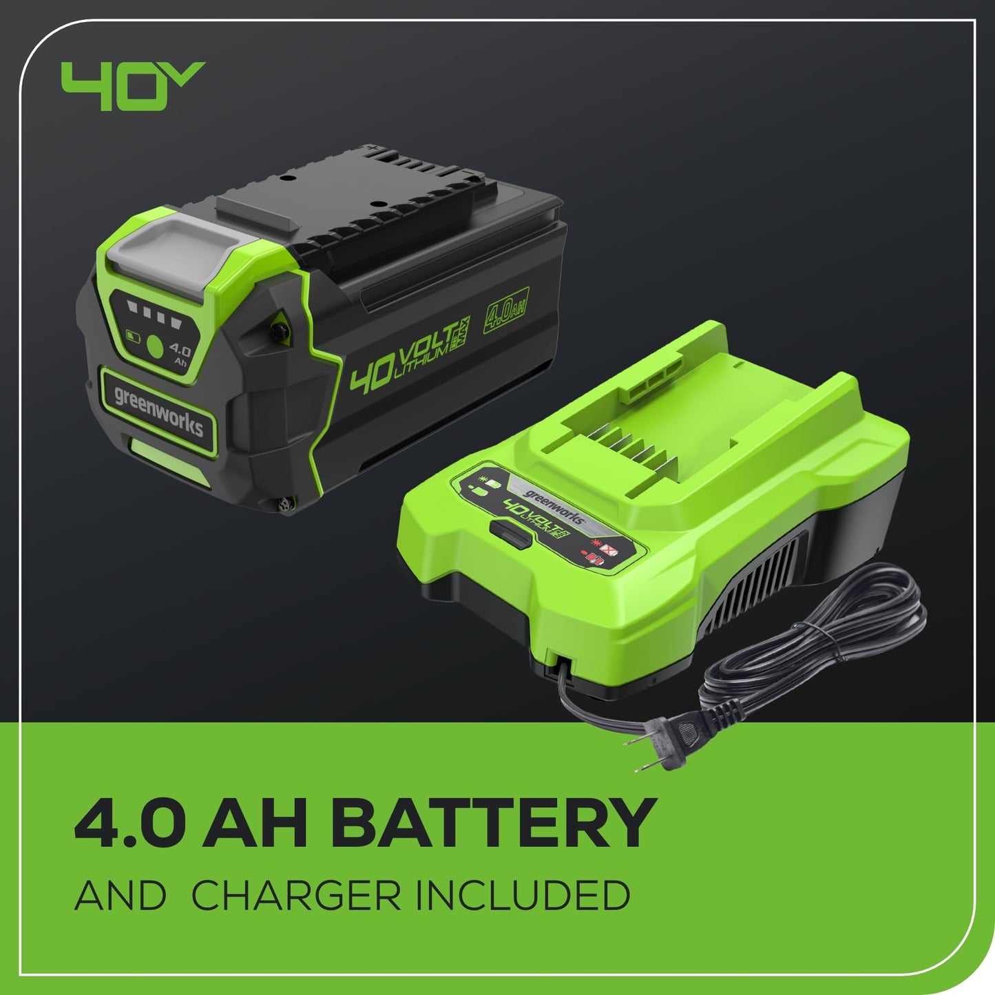 40V Cordless Lawn Mower by Greenworks