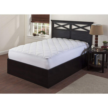 Twin Size Mattress Pad - Soft Hypoallergenic Protector