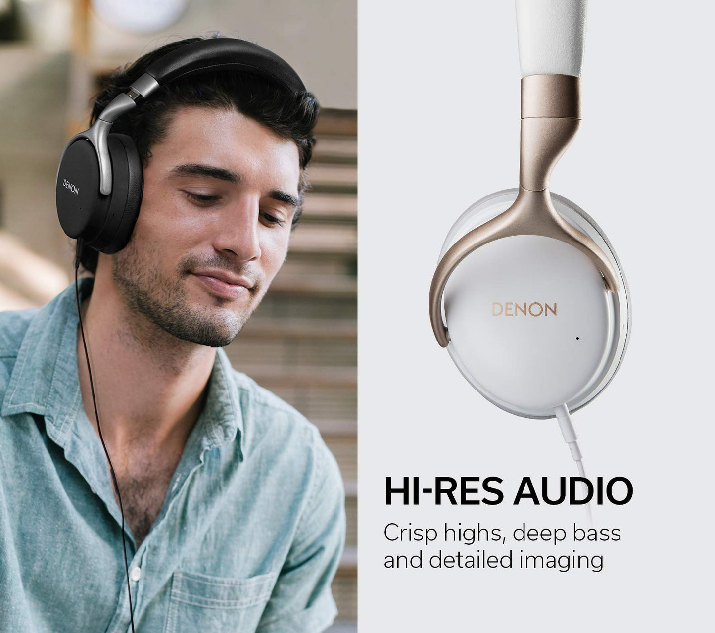 Denon Wireless Headphones with Hi-Res Audio