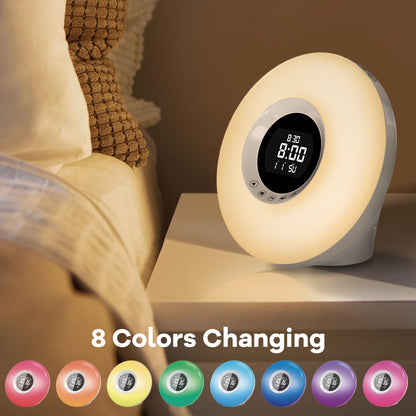 Sunrise Alarm Clock with Wake Light & Sounds