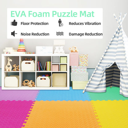 Puzzle Exercise Mat by BalanceFrom - 24 Sq Ft