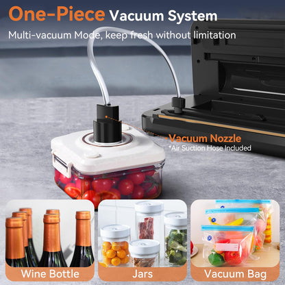 Pyukix 8-in-1 Vacuum Sealer with Cutter