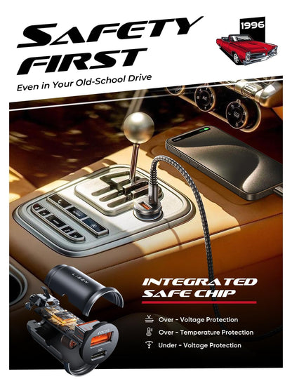 LISEN 54W Dual Port Fast Car Charger