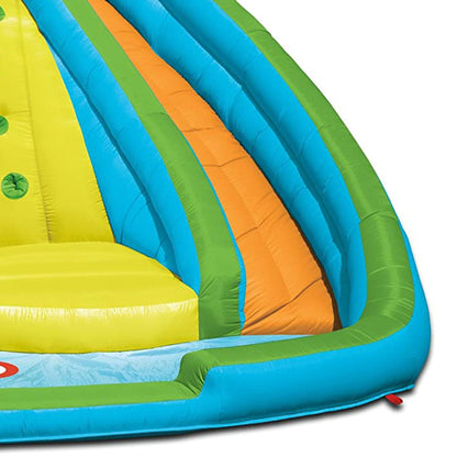 Little Tikes Rocky Mountain River Race Inflatable Slide Bouncer Multicolor, 161.00''L x 169.00''W x 103.00''H --- Weight: 50.00lbs.