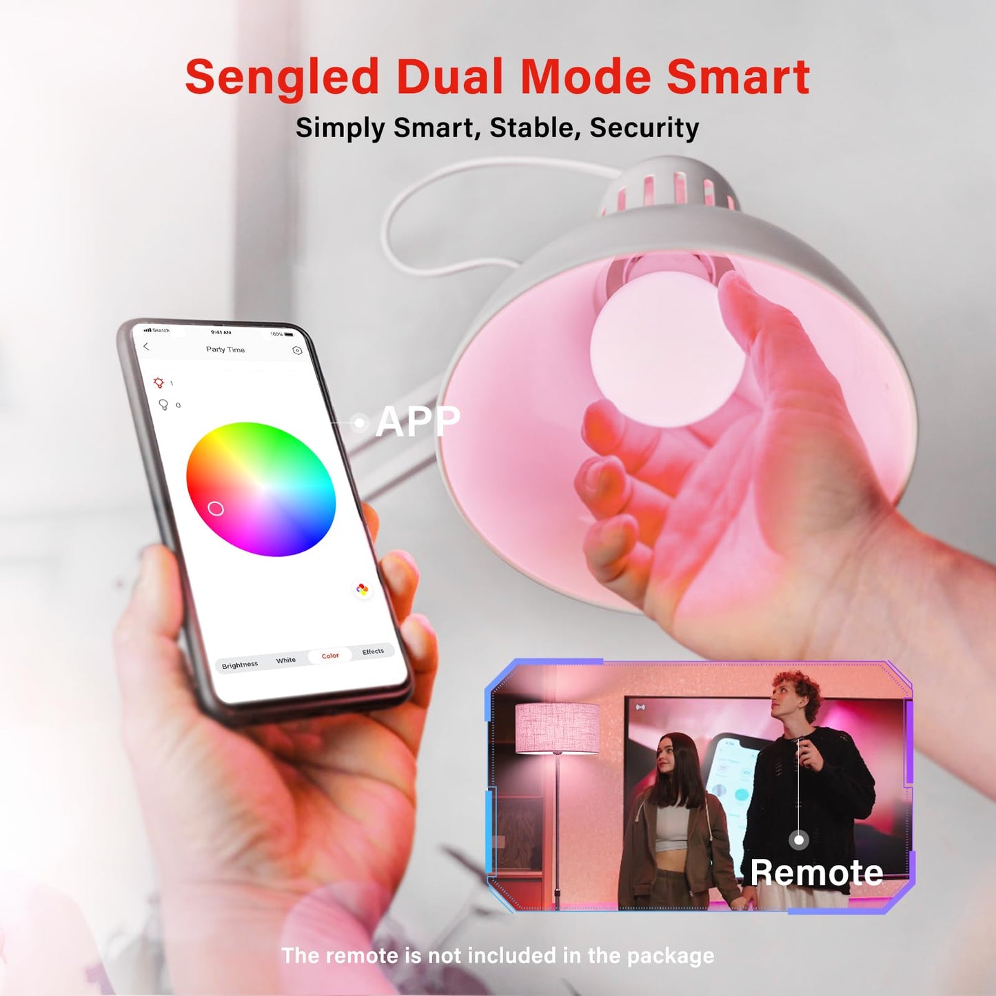 4 Pack Sengled Smart Light Bulbs with App Control