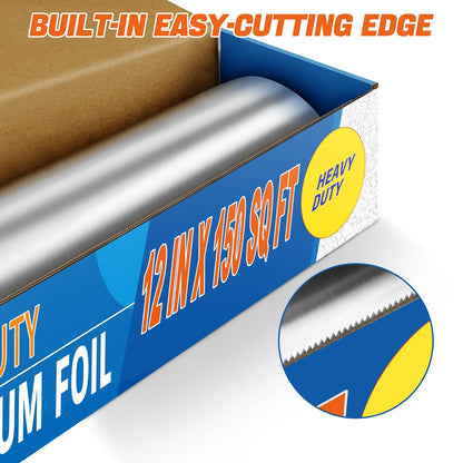 12 Heavy Duty 150 Sq Ft Aluminum Foil Rolls