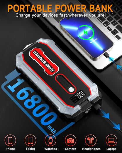 2000A COONYES Jump Starter for Gas & Diesel