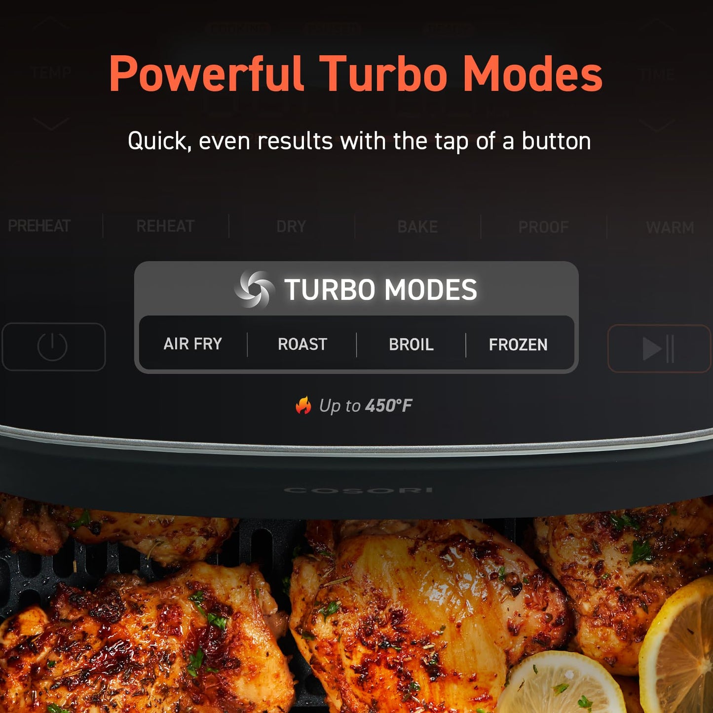 COSORI 6-Qt Air Fryer with Turbo Modes