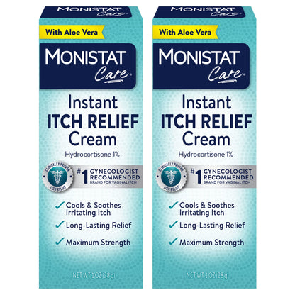 2 Pack Monistat Maximum Strength Itch Relief Cream