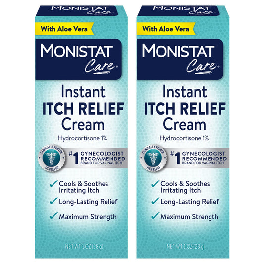 2 Pack Monistat Maximum Strength Itch Relief Cream