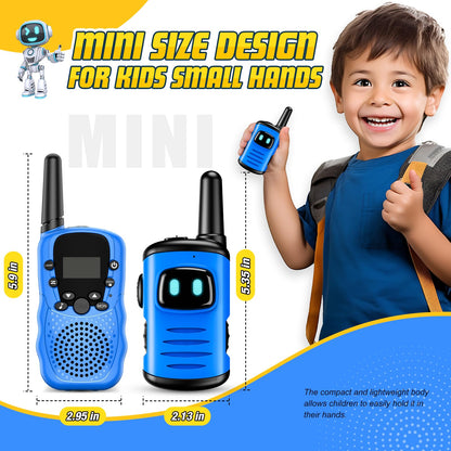 Mini Robots Walkie Talkies for Kids 3-8