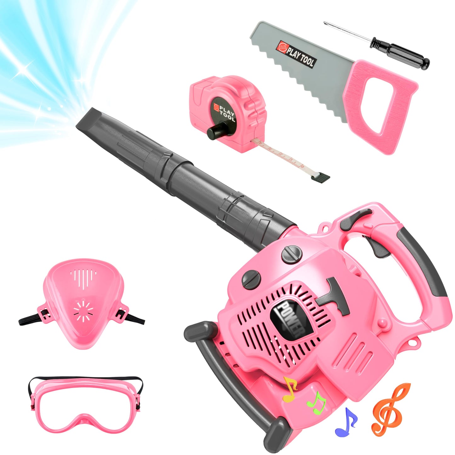 Kids Leaf Blower Toy Tool Set for Gardening
