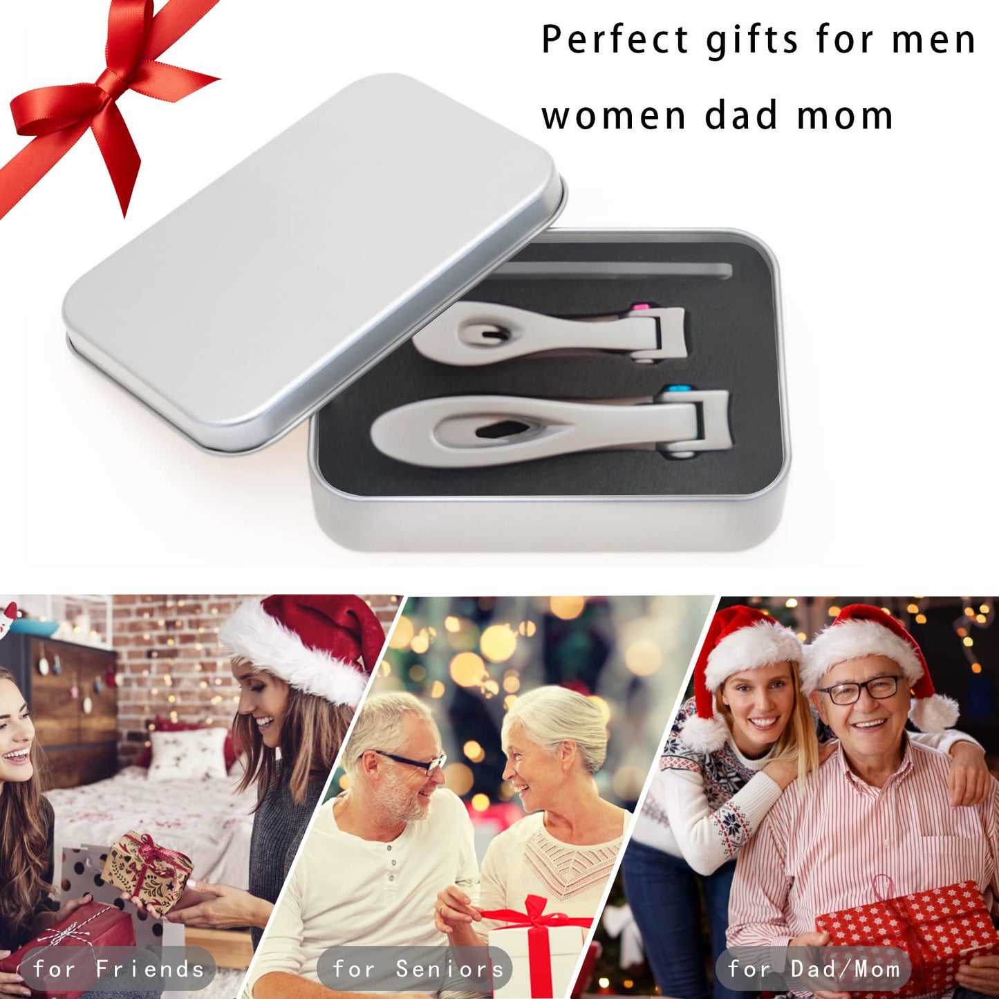 Nail Clippers Set for Thick Nails - Menasome