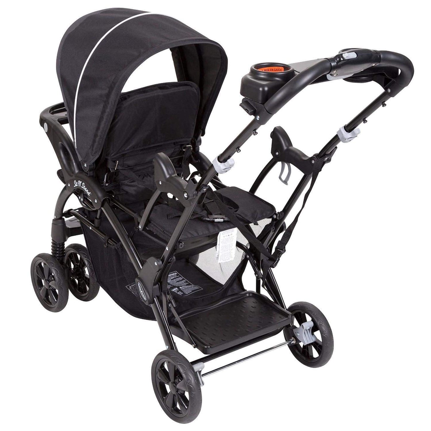 Baby Trend Sit N' Stand Double Stroller, Onyx