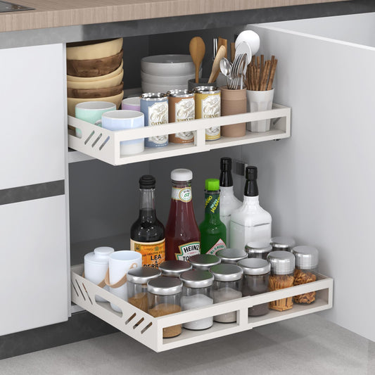 Expandable Pull Out Cabinet Organizer for Kitchen