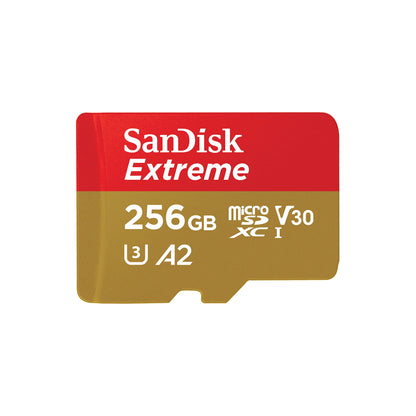 SanDisk 256GB Extreme microSD Card for 4K