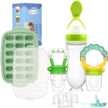 Baby Food Feeder & Popsicle Molds by WAJIAYON