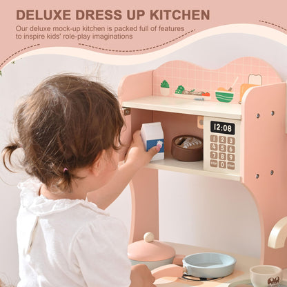 Wooden Play Kitchen Set for Kids by OLLIKIVI