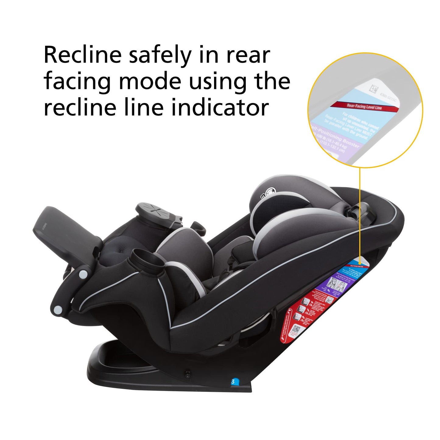 Safety 1st Grow and Go™ Extend 'n Ride LX All-in-One Convertible Car Seat, Mineshaft