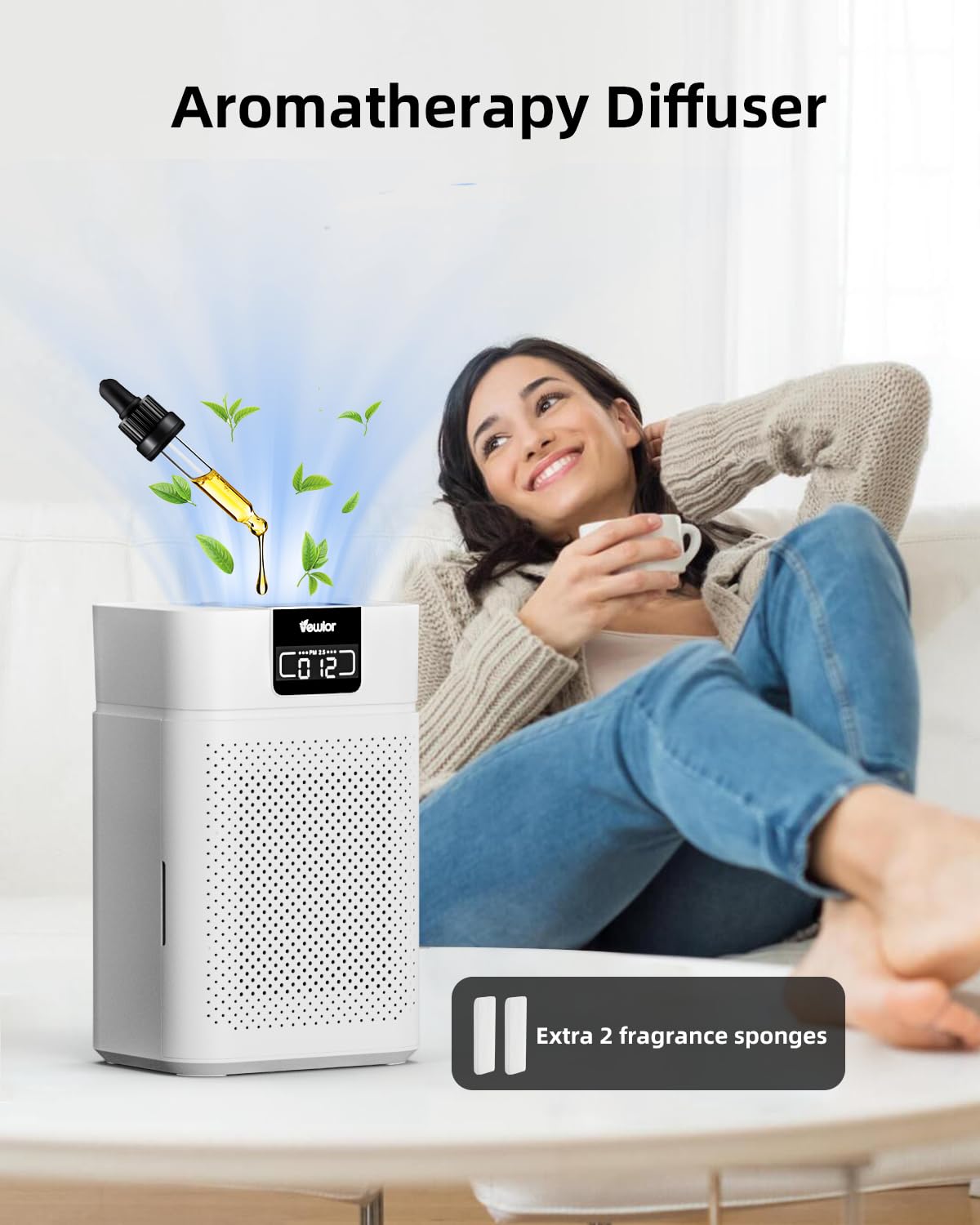 VEWIOR Air Purifier for Large Rooms
