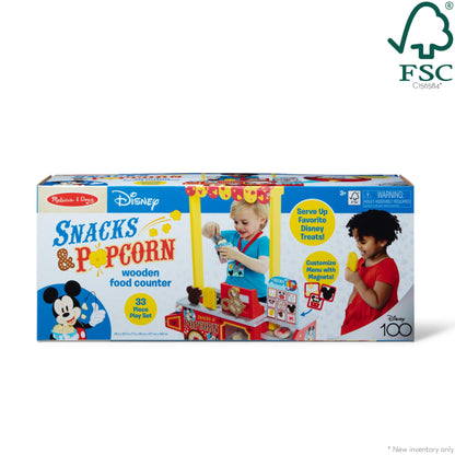 Melissa & Doug Wooden Pretend Food Counter Set