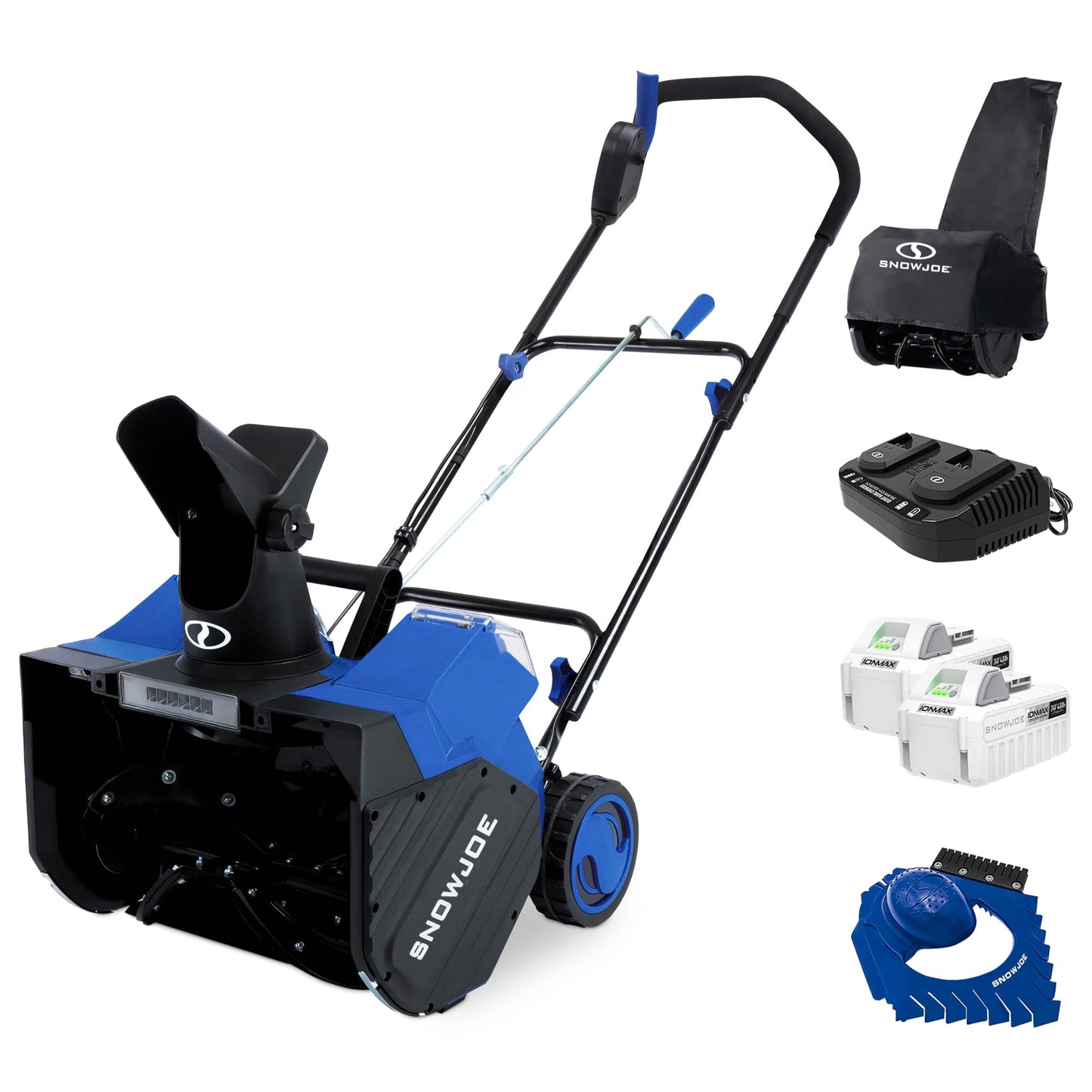 Snow Joe 24V Cordless Snow Blower with Batteries