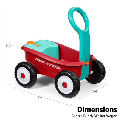 Radio Flyer Bubble Buddy Walker Wagon for Kids