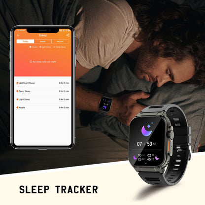 Smartwatch with Bluetooth Call & Fitness Tracker