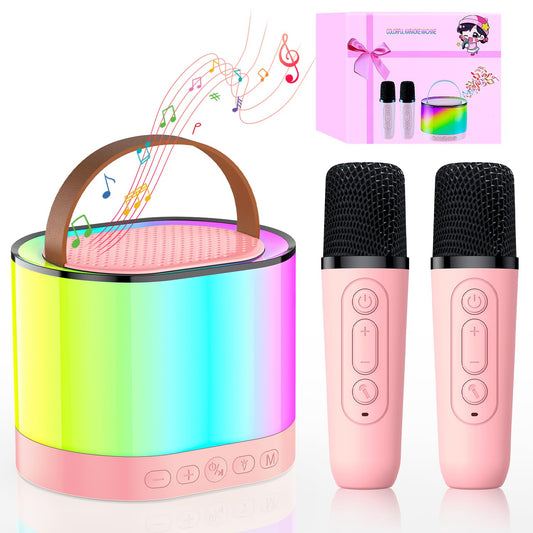 Karaoke Machine for Kids with 2 Microphones