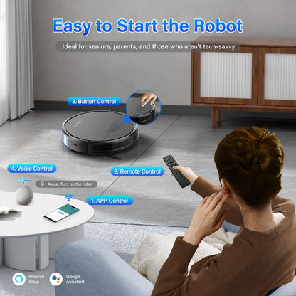 Tikom Robot Vacuum and Mop Combo with App