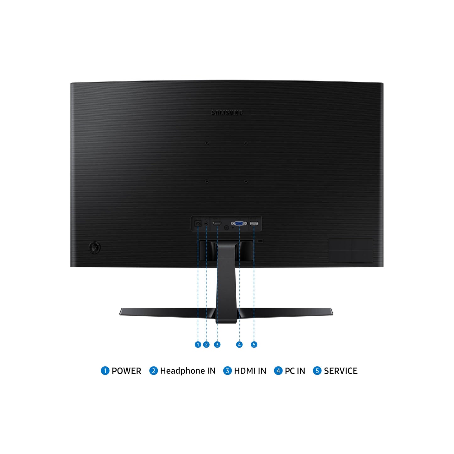 SAMSUNG 27" FHD Curved Monitor with Game Mode
