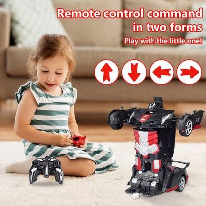 Remote Control Deformation Car to Robot 1:18