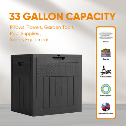 ZYJOYY 33 Gallon Weatherproof Storage Box