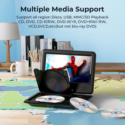 11.5" Portable DVD Player with 5-Hour Battery