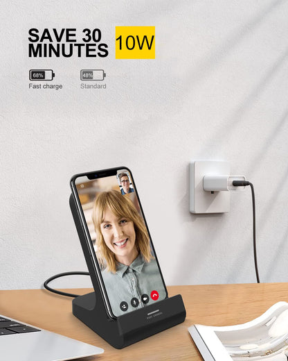 10W Wireless Charger Phone Stand for iPhone/Samsung
