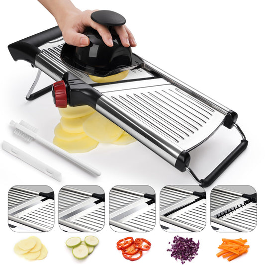 Adjustable Stainless Steel Mandoline Slicer for Vegetables