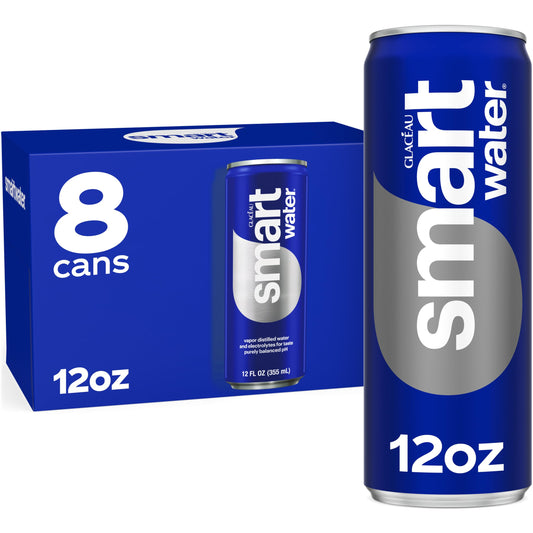 12oz Smartwater Aluminum Can 8-Pack