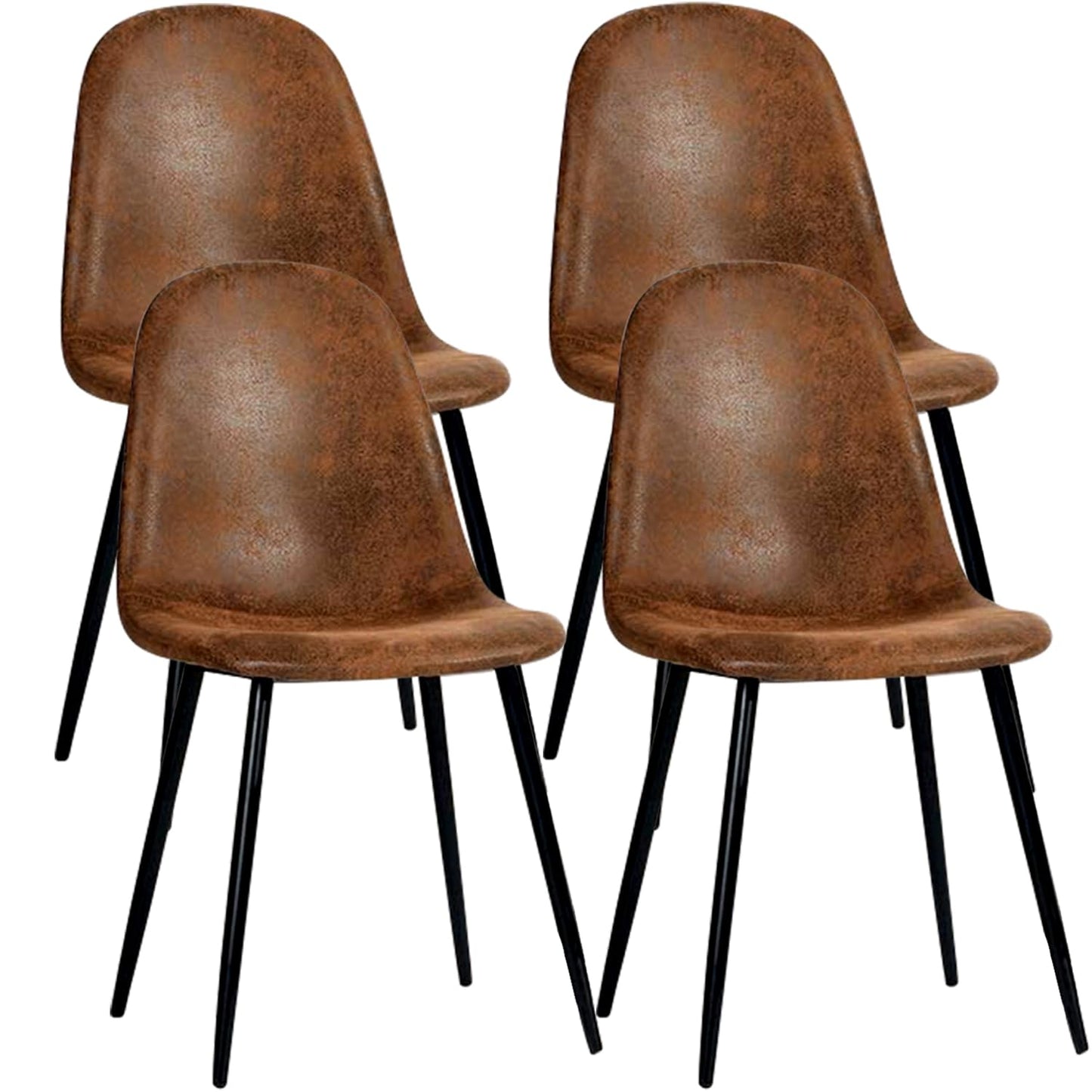 Set of 4 Upholstered Dining Chairs