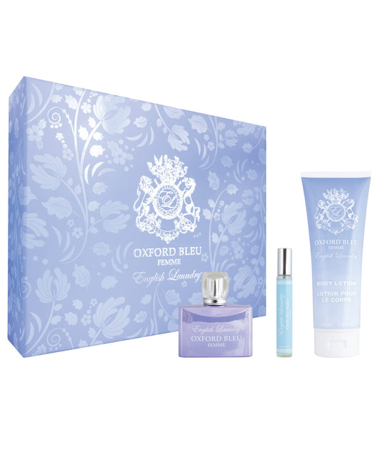 English Laundry Oxford Bleu Femme Eau de Parfum Spray Gift Set