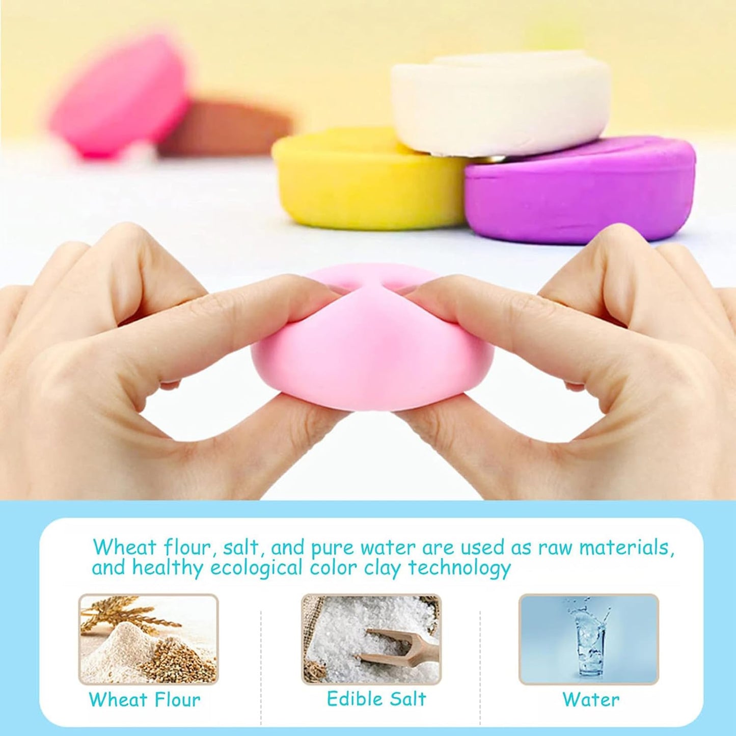 26 PCS Ice Cream Maker Dough Set for Kids