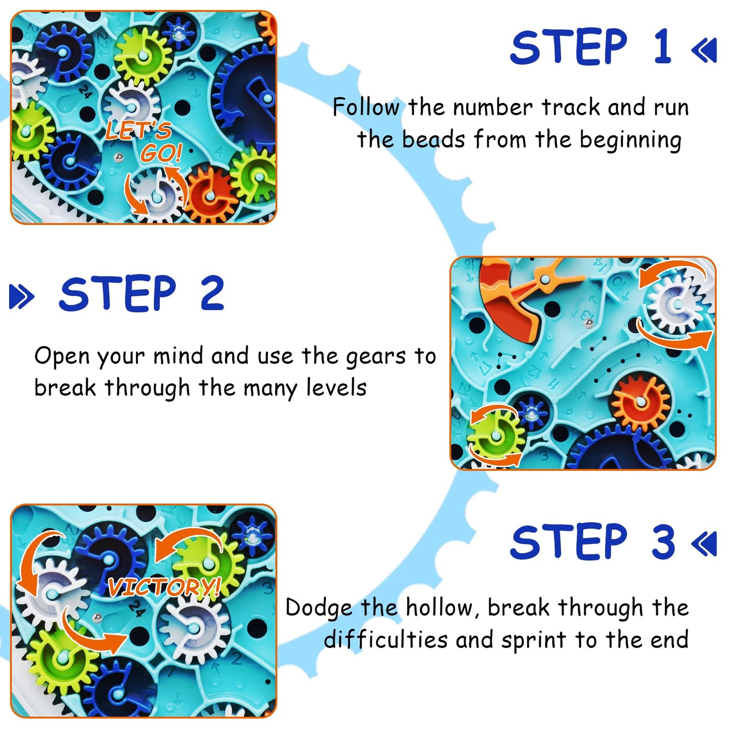 3D Maze Puzzle for Kids 3-5, Maze Puzzle Games for Kids Ages 4-8 Brain Teasers Game for Kids Educational Toys Fine Motor Skills Toys Memory Maze Ball Puzzle Toy Gifts for Kids Boy Girls