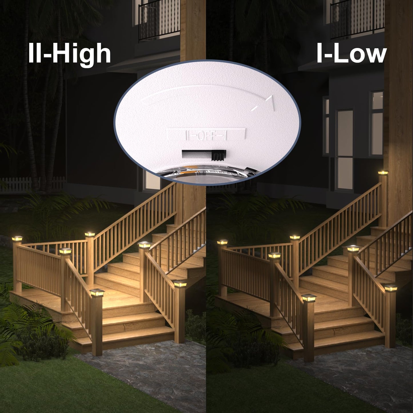 Get 2 for the Price of 1 Solar Post Cap Lights with Edison Bulbs